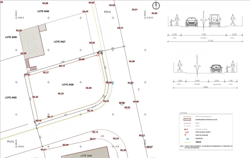 Moradia T3 para Venda em Fernao Ferro Planta 1