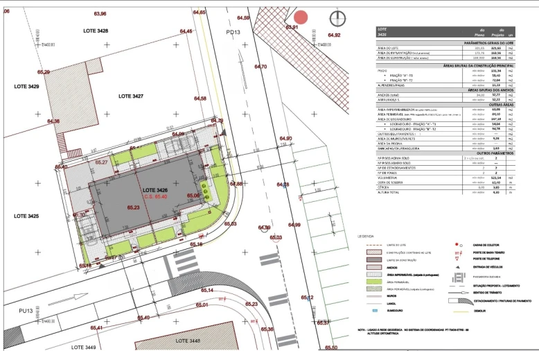 Moradia T2 para Venda em Fernao Ferro Planta 2