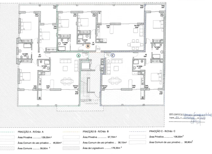 Apartamento T2 para Venda em Lagos (São Sebastião e Santa Maria) Planta 1