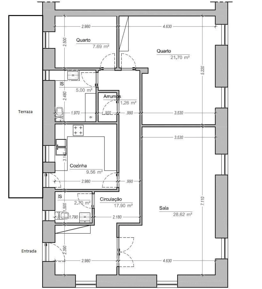 Apartamento T2 para Venda em Cascais e Estoril Foto 29