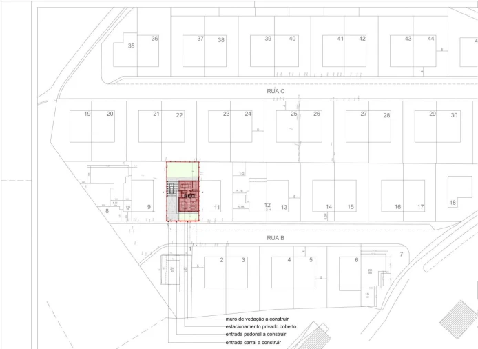 Moradia T4 para Venda em Palmeira Planta 1