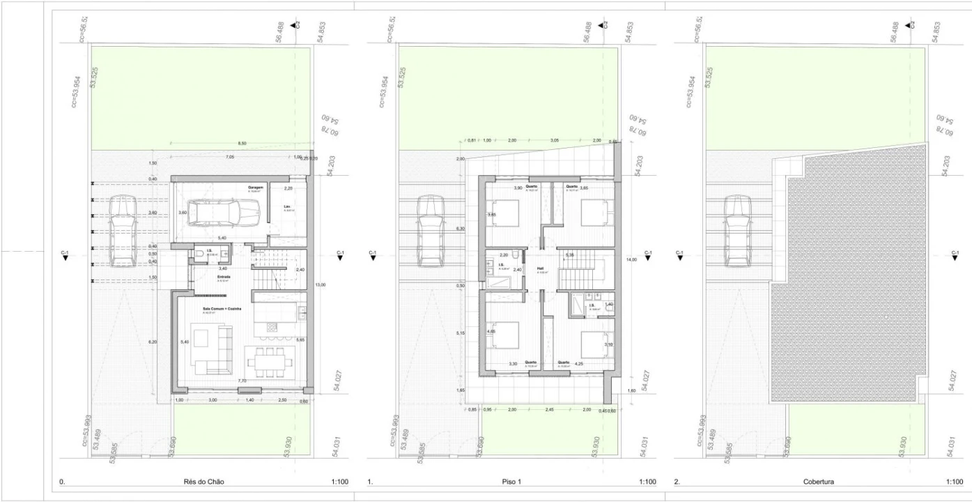 Moradia T4 para Venda em Palmeira Planta 3