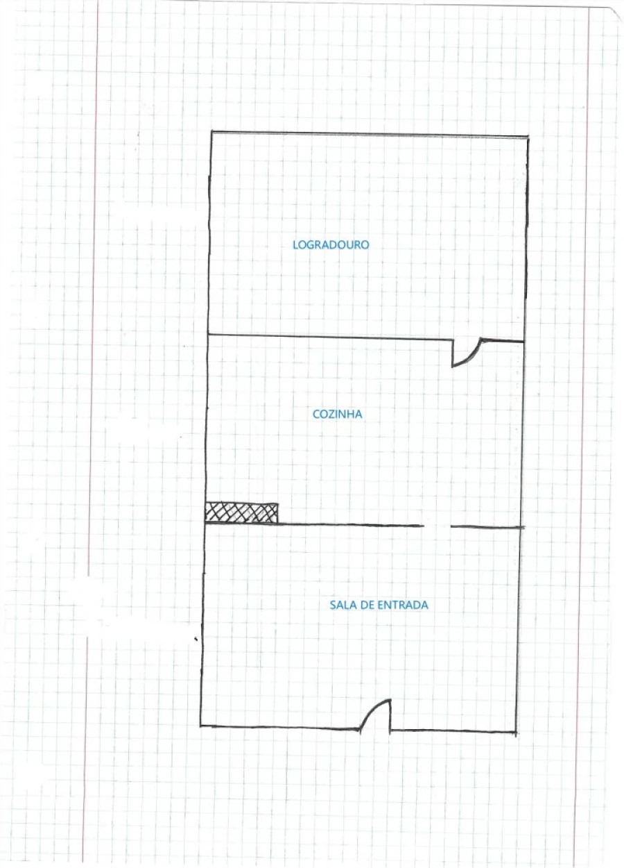Moradia T1 para Venda em Barbacena e Vila Fernando Planta 1