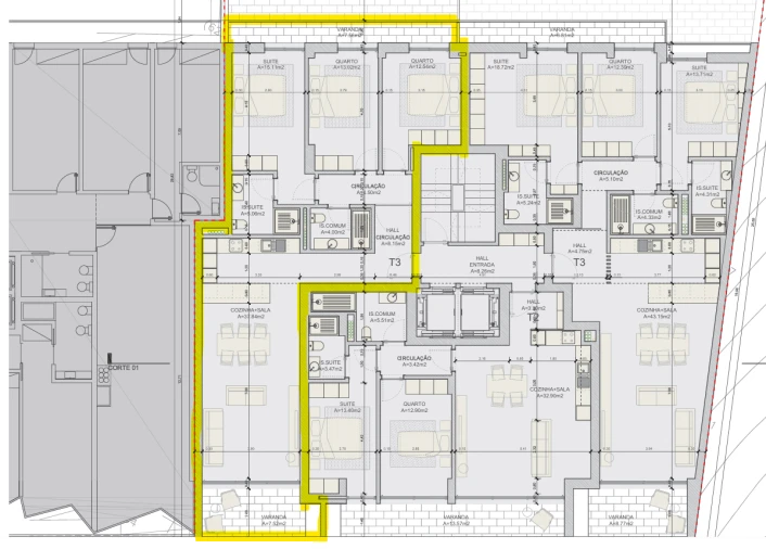 Apartamento T3 para Venda em Loures Planta 1