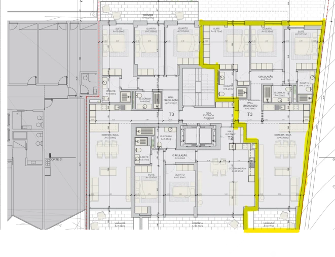 Apartamento T3 para Venda em Loures Planta 1