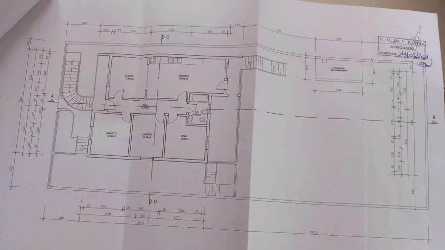 Moradia T6 para Venda em Vialonga Planta 1