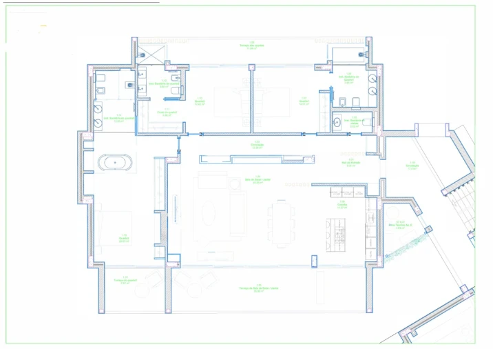 Apartamento T3 para para venda em Almancil Planta 1
