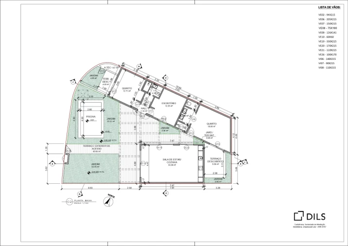 Moradia T3 para Venda em Santa Maria do Castelo e Santiago e Santa Susana Planta 1