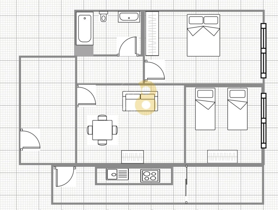 Apartamento T1 para Arrendamento em Paranhos Foto 20