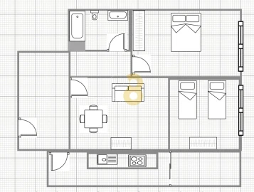 Apartamento T1 para Arrendamento em Paranhos