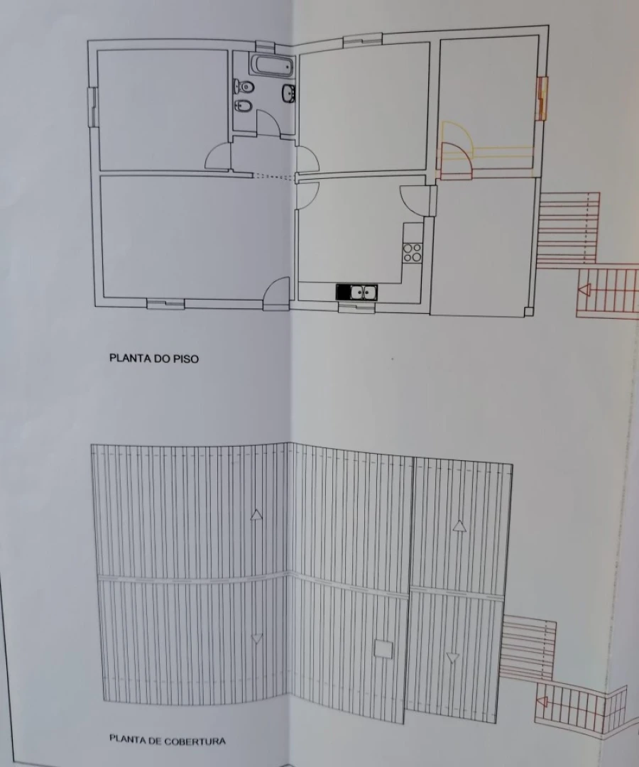 Moradia T3 para Venda em São Brás de Alportel Planta 1