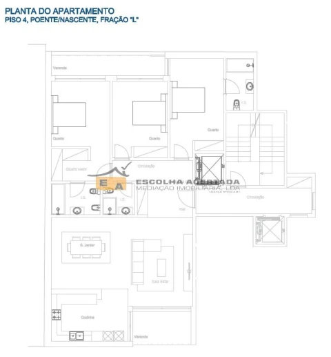 Apartamento T3 para Venda em Cidade da Maia