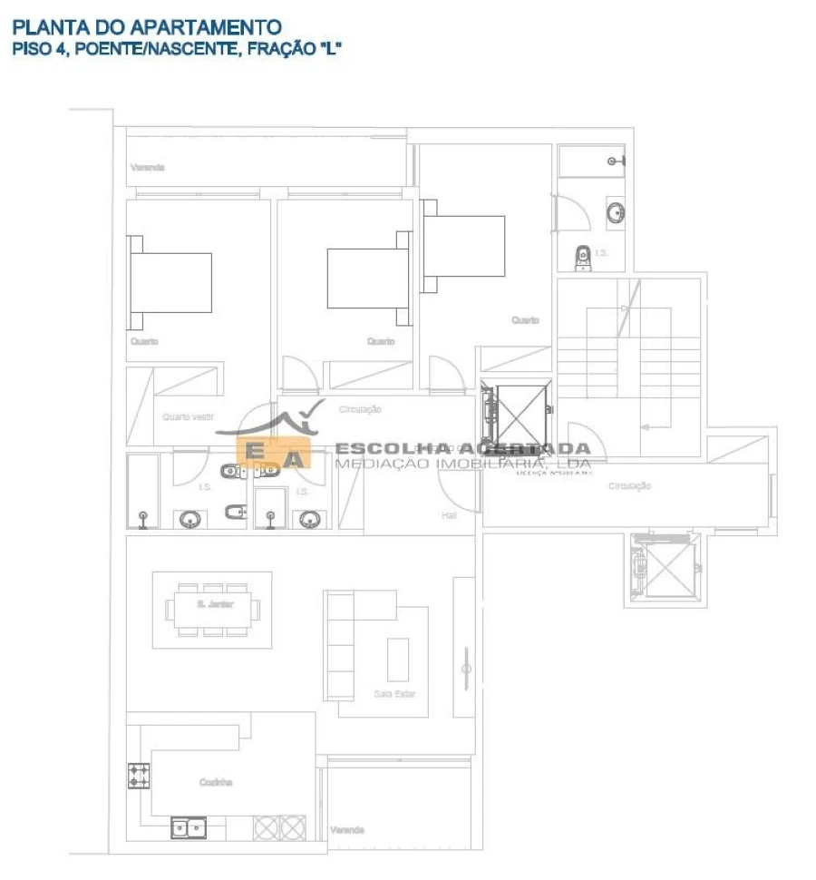 Apartamento T3 para Venda em Cidade da Maia Foto 5