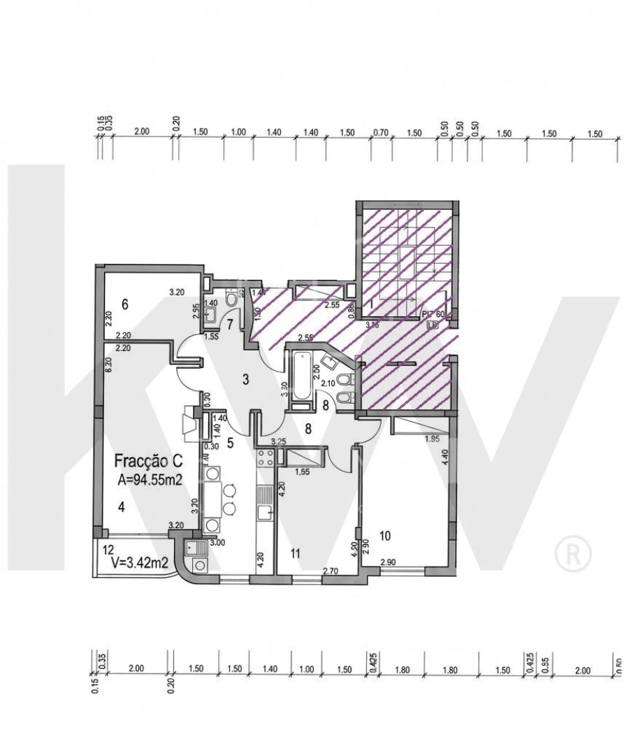 Apartamento T2 para Venda em São João da Madeira Foto 24