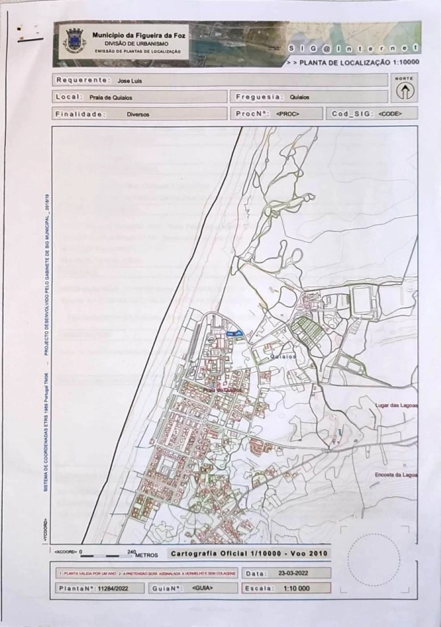 Terreno para Venda em Quiaios Planta 2