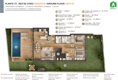 Apartamento T2 para Venda em Tavira (Santa Maria e Santiago)