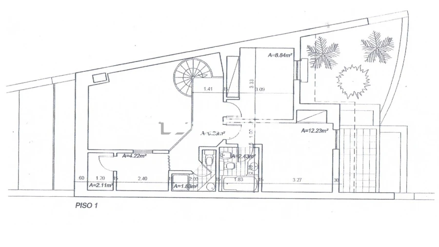 Moradia T3 para Venda em Quarteira Planta 1