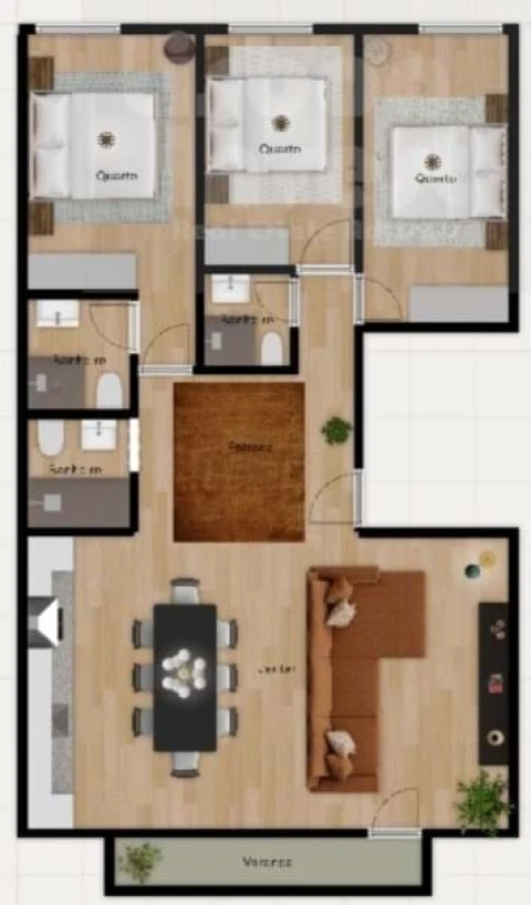 Apartamento T3 para Venda em Benfica