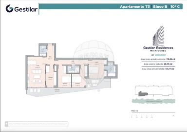 Apartamento T3 para Venda em Algés, Linda-A-Velha e Cruz Quebrada-Dafundo