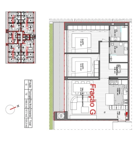 Apartamento T2 para Venda em Vila Nova de Famalicão e Calendário