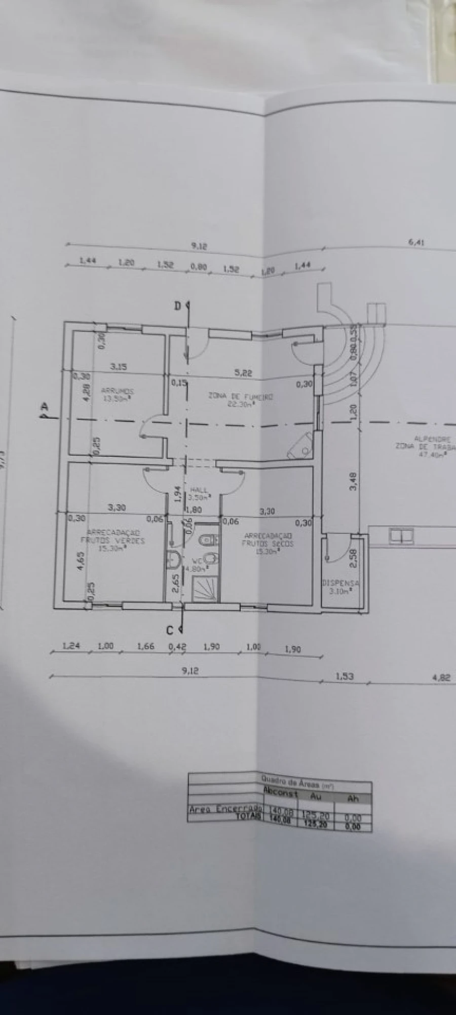 Quinta T3 para Venda em Odeleite Planta 1