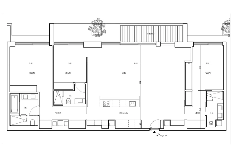 Apartamento T3 para Venda em Parque das Nações Planta 1