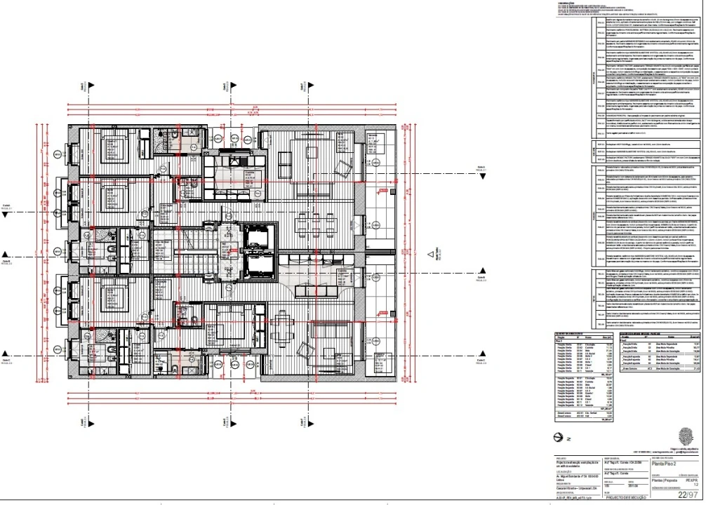 Apartamento T2 para Venda em Avenidas Novas Planta 2