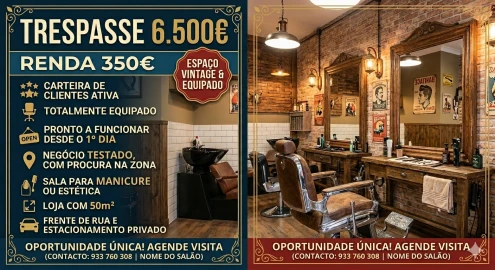 Loja para Trespasse em Fânzeres e São Pedro da Cova