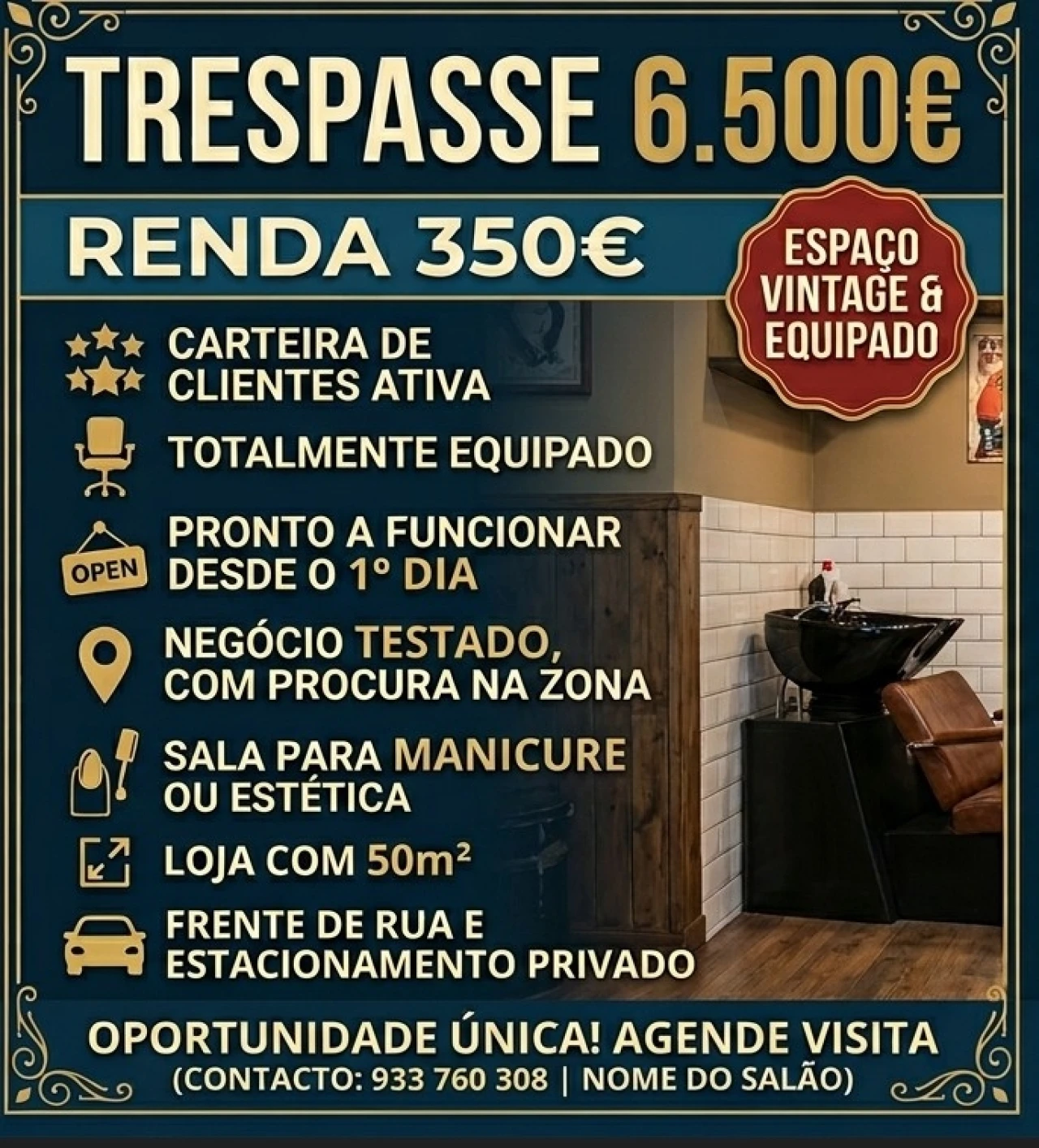 Loja para Trespasse em Fânzeres e São Pedro da Cova Foto 1