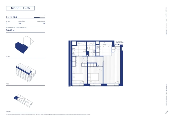 Apartamento T2 para Venda em Campanhã Planta 1