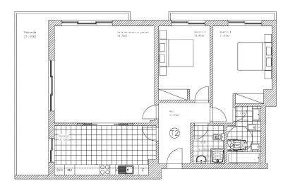 Apartamento T2 para Arrendamento em Gafanha da Nazaré