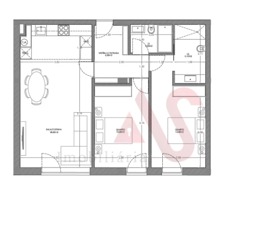 Apartamento T2 para Venda em Campanhã Foto 36