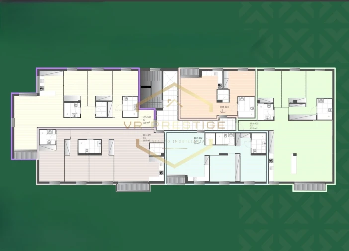 Apartamento T3 para Venda em Póvoa de Varzim, Beiriz e Argivai Planta 1