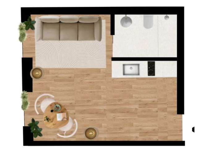Apartamento T0 para Venda em Matosinhos e Leça da Palmeira Planta 1