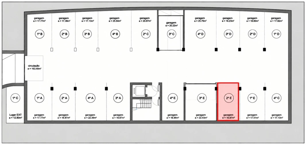 Apartamento T3 para Venda em Viseu Planta 2