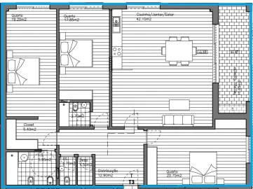 Apartamento T3 para Venda em Olhão