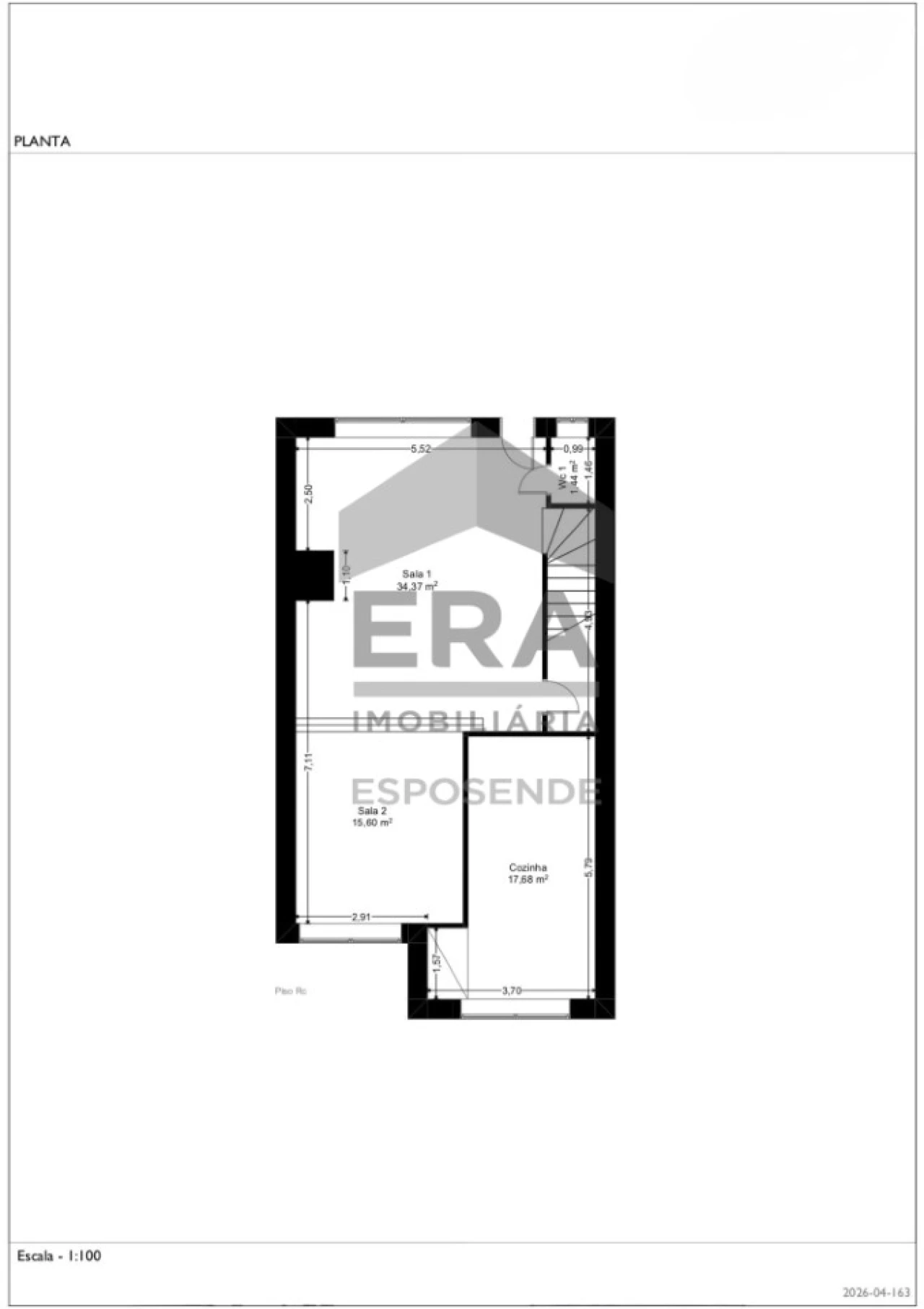 Moradia T3 para Venda em Esposende, Marinhas e Gandra Planta 2
