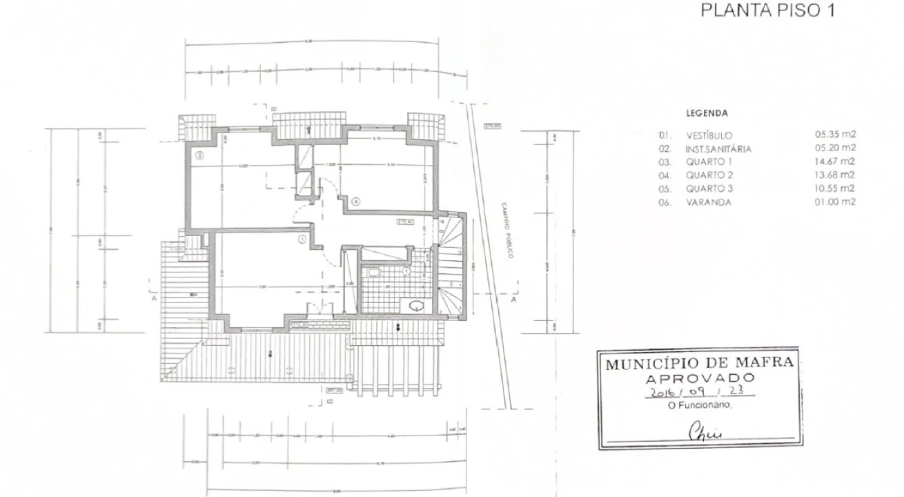 Moradia T3 para Venda em Venda do Pinheiro e Santo Estêvão das Galés Planta 2