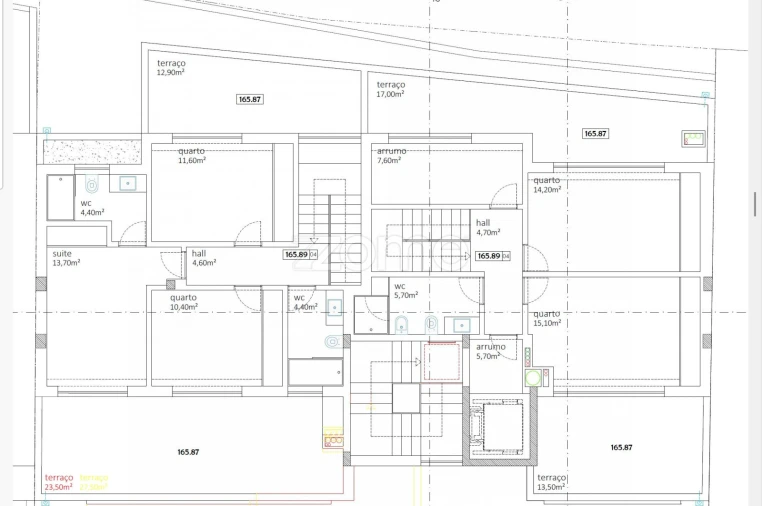 Apartamento T4 para Venda em Rio Tinto Planta 1