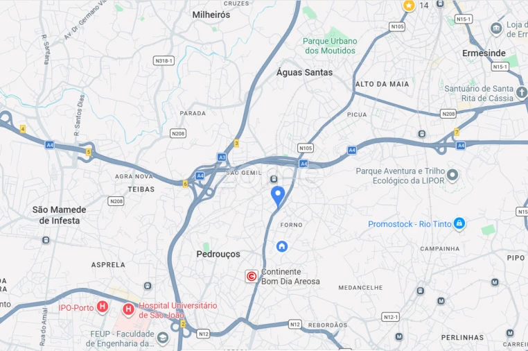 Apartamento T3 para Venda em Rio Tinto Planta 1
