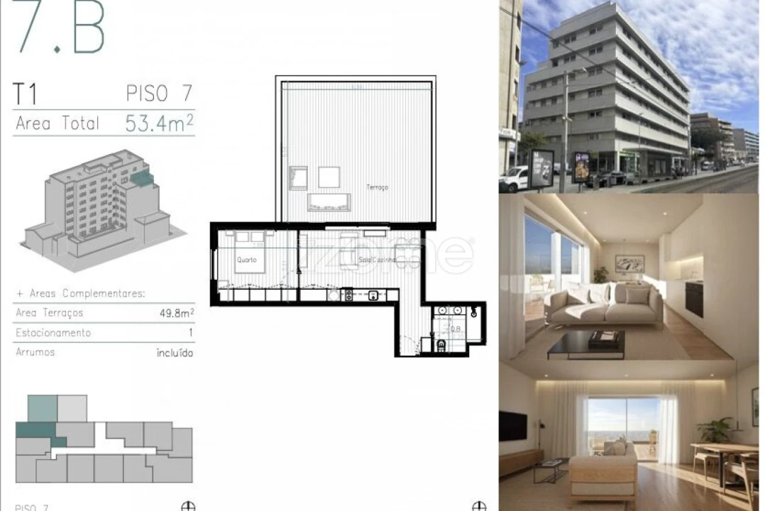 Apartamento T1 para Venda em Matosinhos e Leça da Palmeira Foto 7