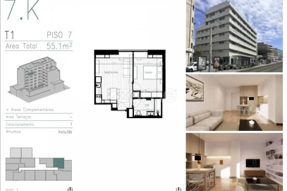 Apartamento T1 para Venda em Matosinhos e Leça da Palmeira