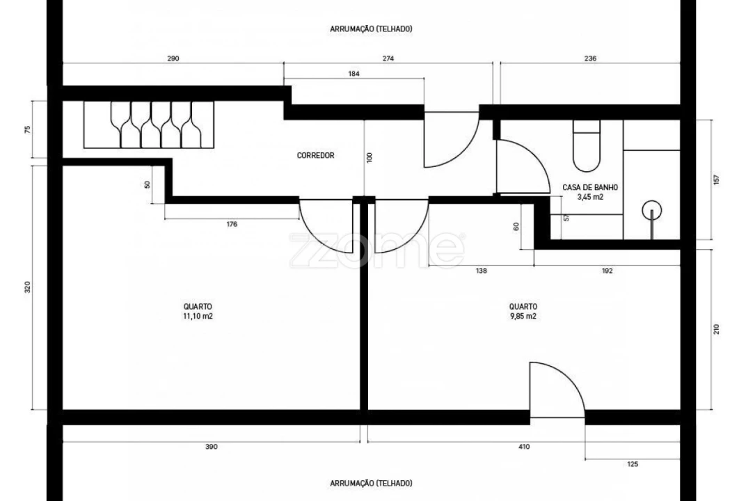 Apartamento T3 para Venda em Odivelas Planta 2