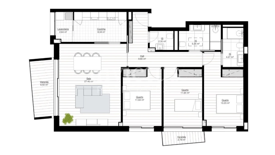 Apartamento T3 para Venda em Matosinhos e Leça da Palmeira Foto 9