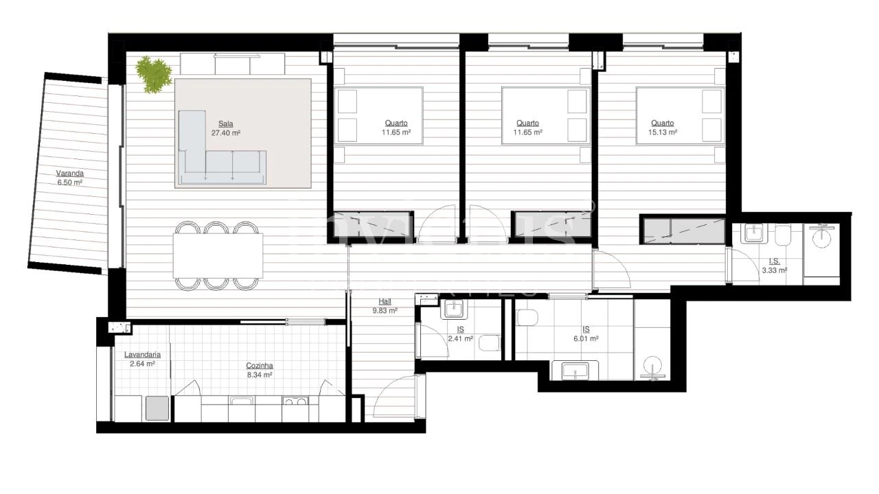 Apartamento T3 para Venda em Matosinhos e Leça da Palmeira Foto 8
