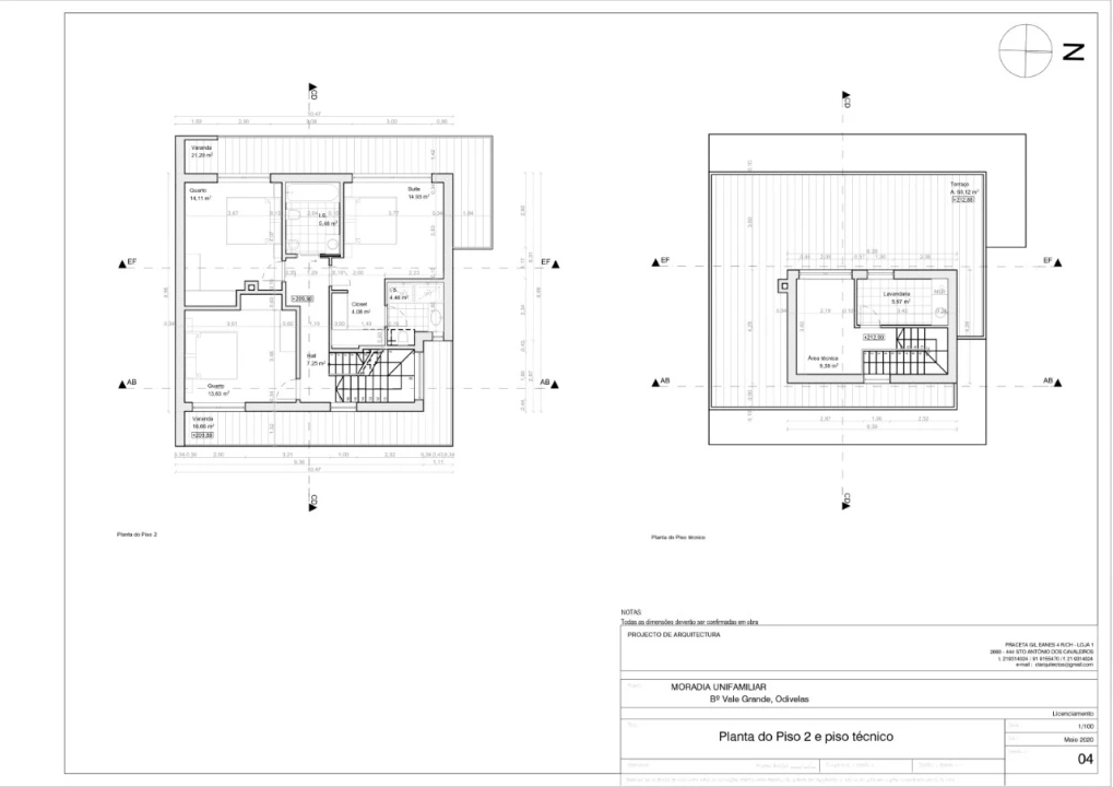 Moradia T4 para Venda em Pontinha e Famões Planta 2