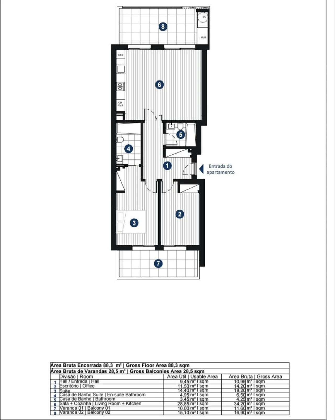 Apartamento T3 para Venda em Portimão Foto 35
