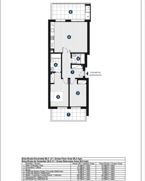 Apartamento T3 para Venda em Portimão