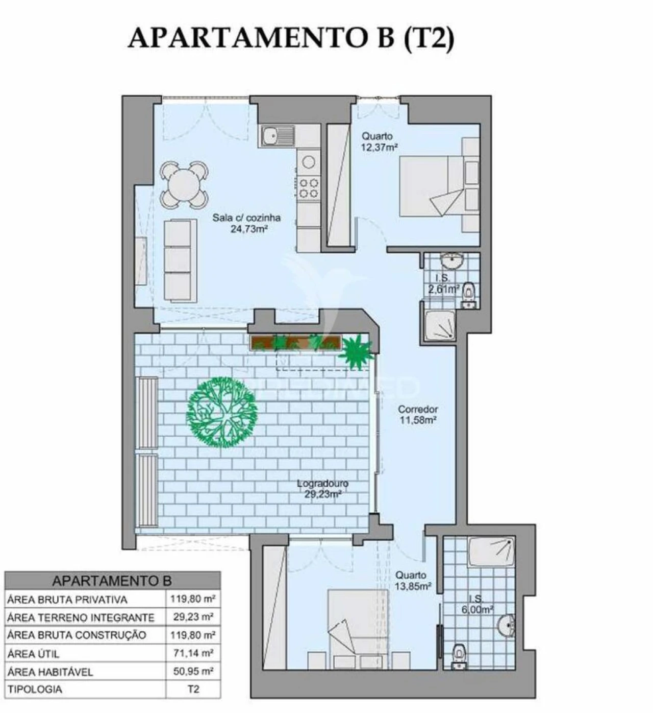 Apartamento T2 para Venda em Vila Real de Santo Antonio Foto 8