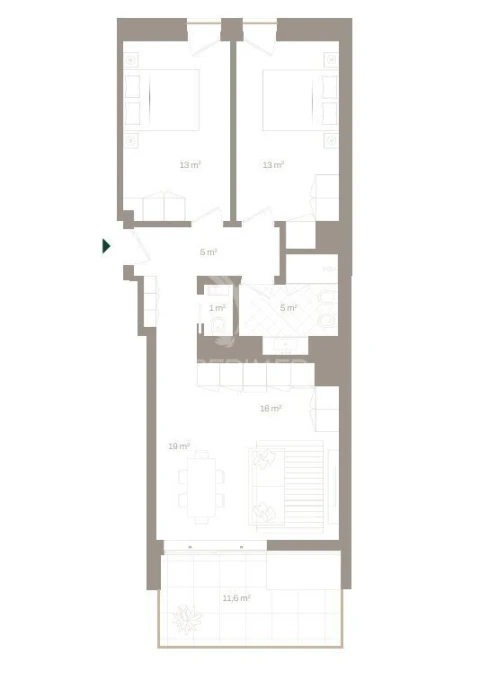 Apartamento T2 para Venda em Santa Marinha e São Pedro da Afurada
